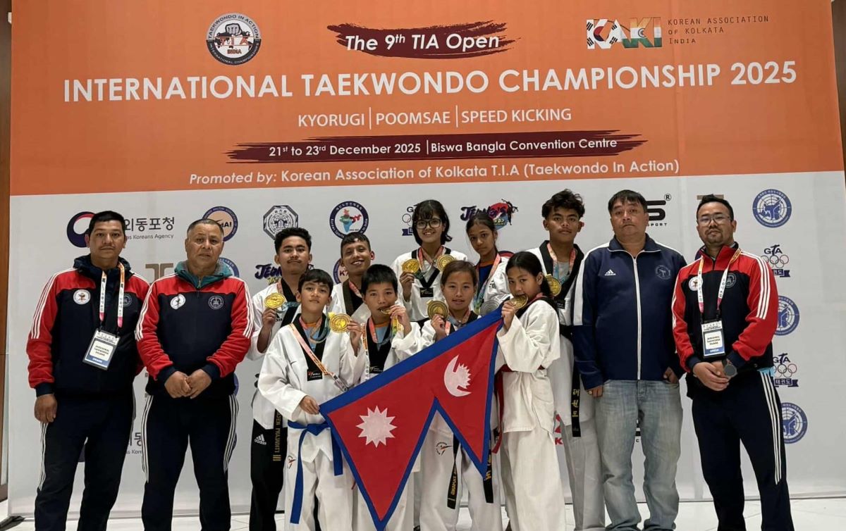 जैसीदेवललाई ९ स्वर्णसहित ११ पदक