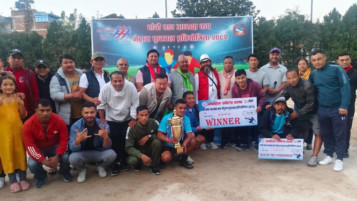 फ्रिडम फाइटर ‘बी’ लाई भेट्रान फुटबलको उपाधि