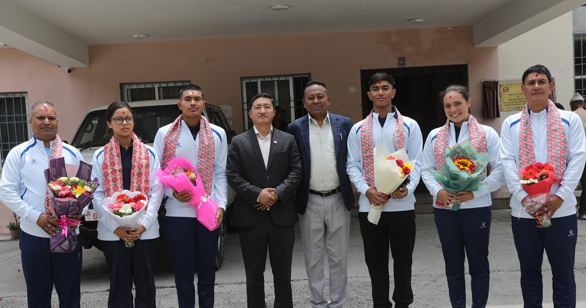 विश्व एक्वेटिक्समा चार पौडी खेलाडीले प्रतिस्पर्धा गर्ने 