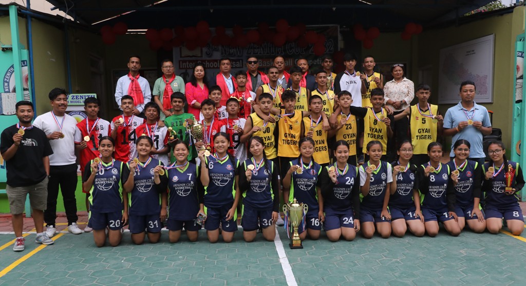 ज्ञान निकेतन, स्वर्णिम, बेसिक लर्निङ, ब्राइट होराइजन र रिब्स बने न्यु जेनिथ कपको च्याम्पियन