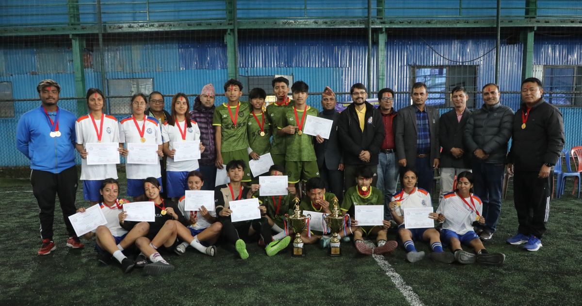 श्रृजना ज्ञान सागर र ल्यान्डमार्क फुटसल च्याम्पियन