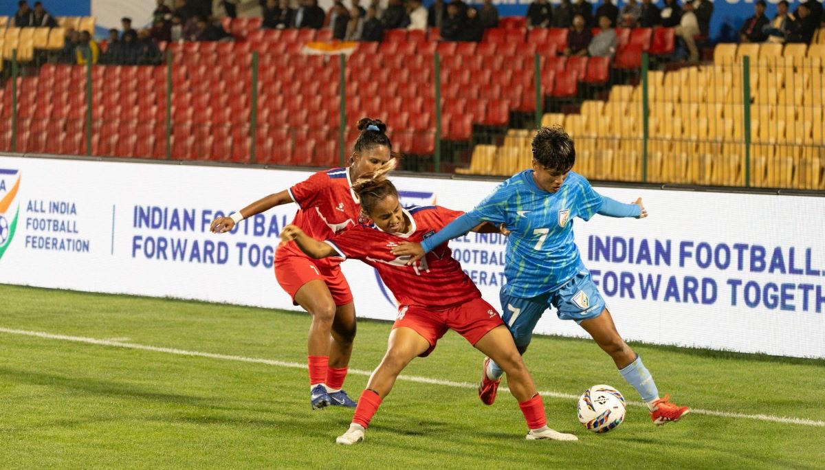 सावित्राको दुई गोलमा नेपालसँग घरेलु टोली भारत पराजित