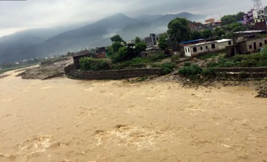 तिनाउ नदीमा बाढी, उच्च सतर्कता अपनाउन आग्रह