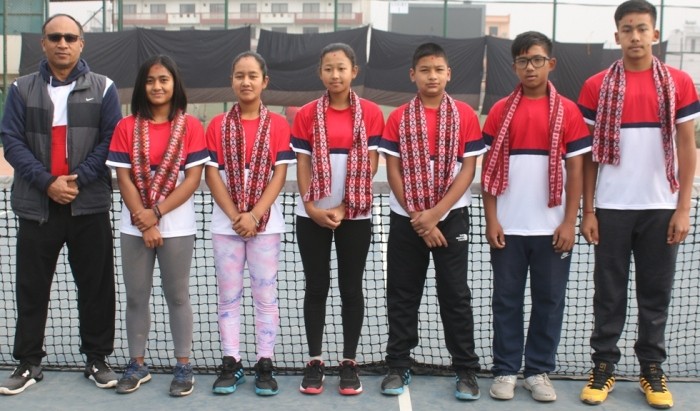 आईटीएफका लागि टेनिस टोली इन्डोनेसियातर्फ