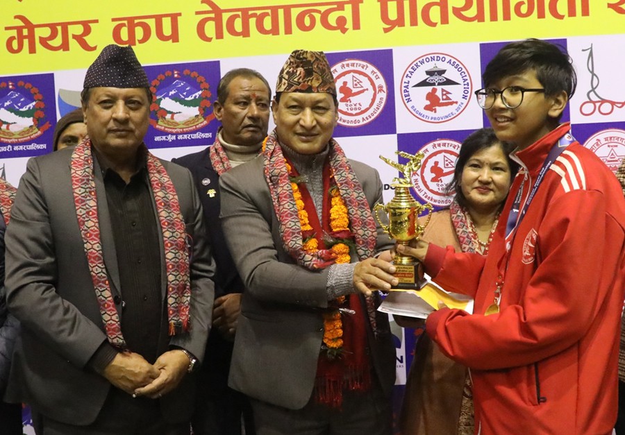बाग्मती प्रदेशले हात पार्यो राष्ट्रिय मेयर कप तेक्वान्दोको उपाधि