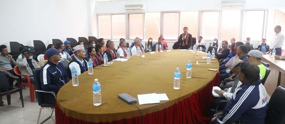 राखेपद्वारा पहिलो पटक स्वयंसेवक प्रशिक्षकलाई तालिम