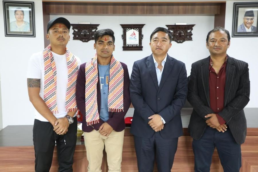 मुवाथाईं खेलाडी गुणराजलाई बिदाईं