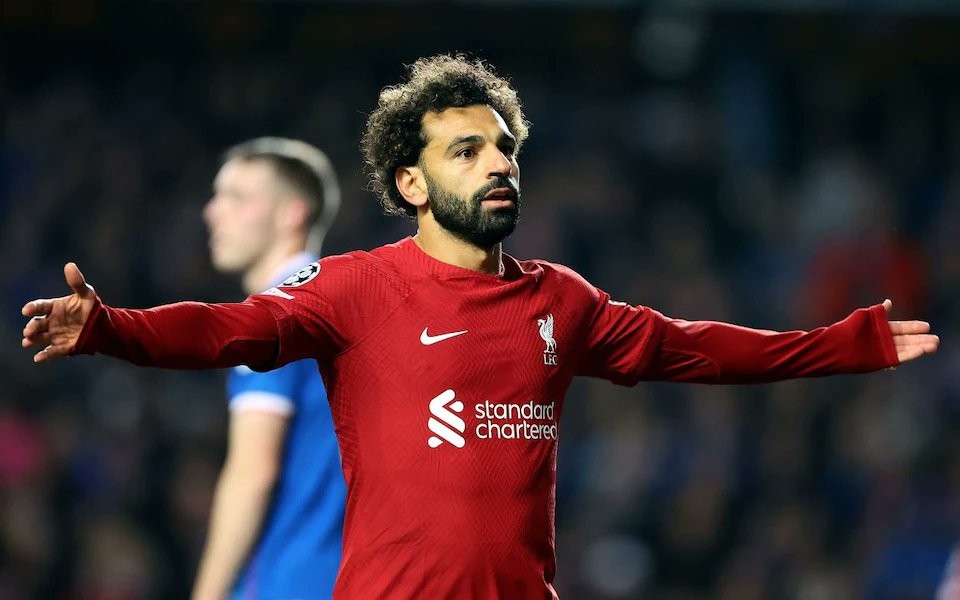 सलाहको कीर्तिमानी ह्याट्रिकमा रेञ्जर्समाथि लिभरपुलको फराकिलो जित