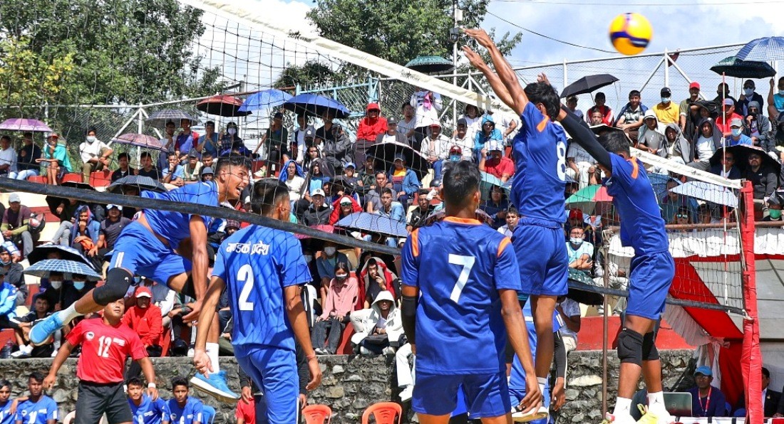 नवौं राष्ट्रिय खेलकुद : पुरुष भलिबलमा गण्डकी समूह विजेता