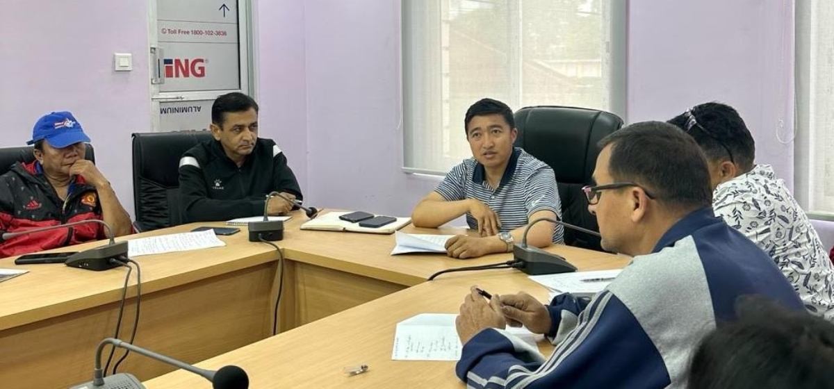 एसियाली खेलकुदको तयारी बारे प्रशिक्षकहरुसंग छलफल