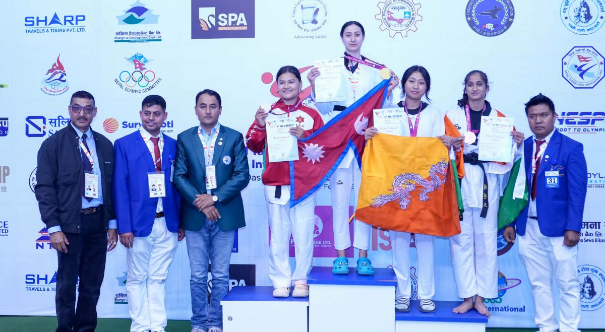 माउन्ट एभरेष्ट अन्तर्राष्ट्रिय तेक्वान्दोमा सुभाङ्गीलाई स्वर्ण