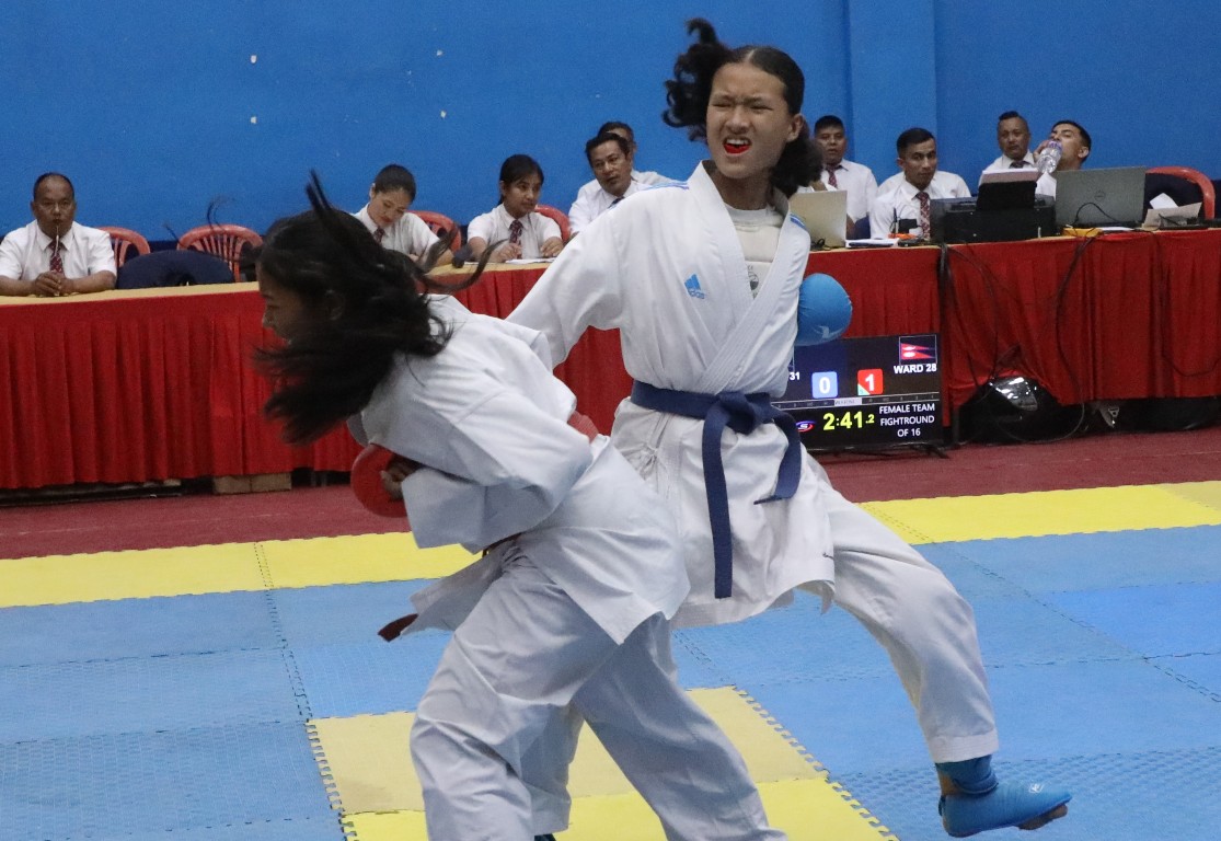 काठमाडौं जिल्लाव्यापी खेलकुदको करातेमा एलिना र प्रसन्न फाइनलमा