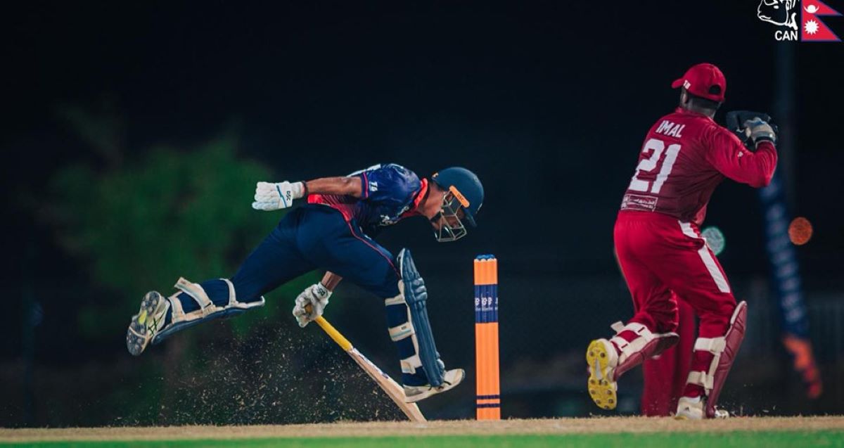 आईसीसी टी-२० विश्वकप छनोट : नेपालले कतारलाई दियो १४८ रनको लक्ष्य