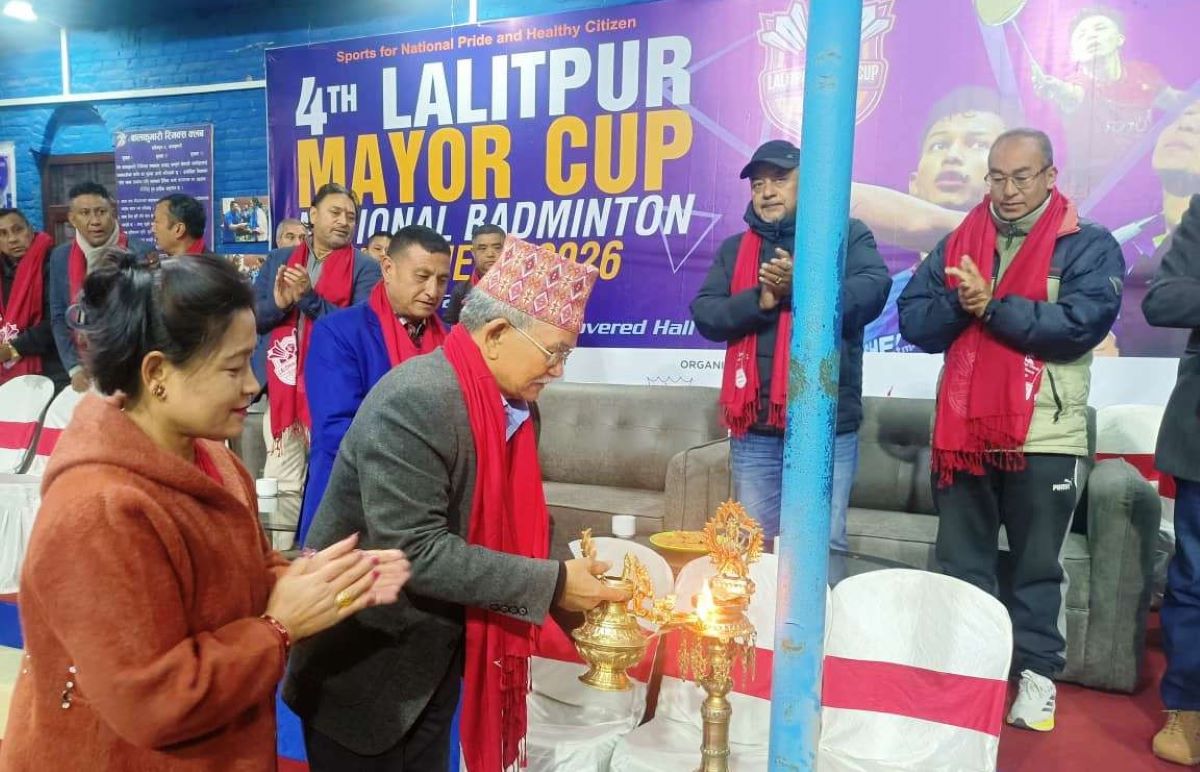 चौथो ललितपुर मेयर कप ब्याडमिन्टन सुरु