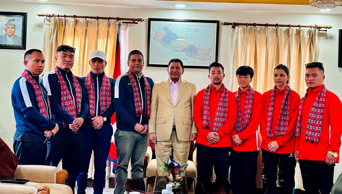 आइटिएफ विश्व च्याम्पियनसिपमा चार खेलाडीले प्रतिस्पर्धा गर्दै