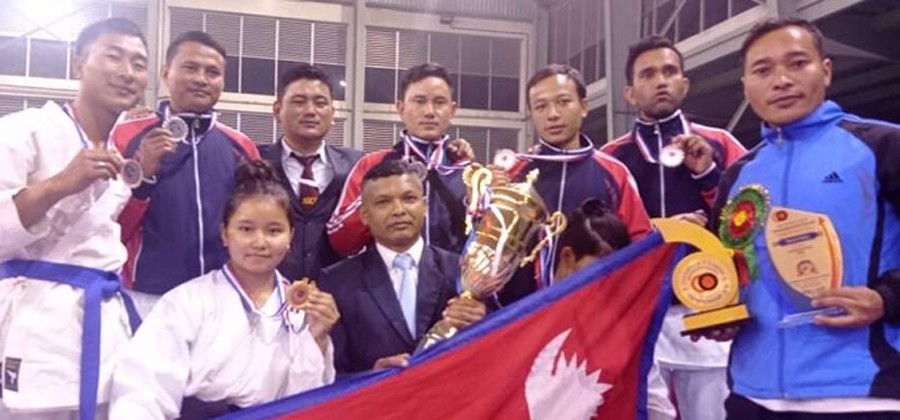 बंगलादेशमा सम्पन्न बि–जी करातेमा नेपाललाई चार स्वर्ण