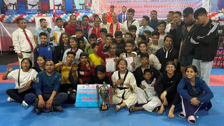 महानगर खुला तेक्वान्दोको उपाधि आयोजक कोटेश्वरलाई