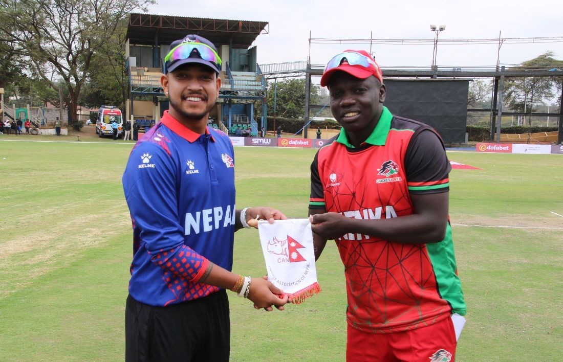 नेपाल र केन्याबीचको तेस्रो टी २० आज