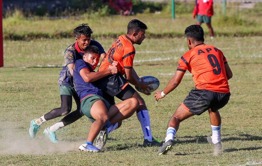 नवौं राष्ट्रिय खेलकुद : रग्बीमा लिग चरणका १२ खेल सम्पन्न