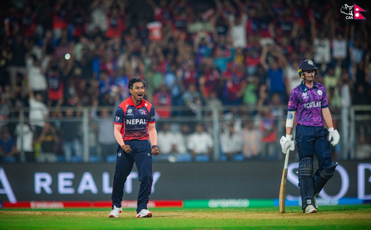 स्कटल्यान्डले नेपाललाई दियो १७१ रनको लक्ष्य