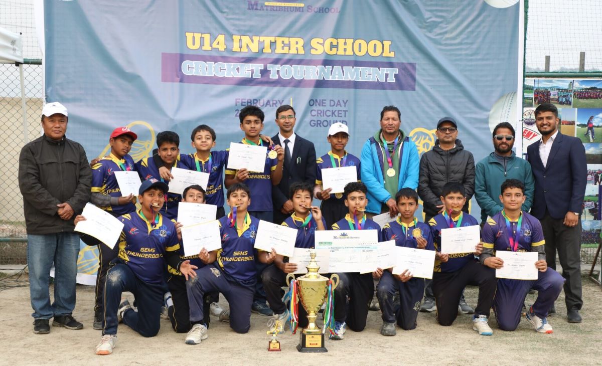 जेम्सलाई यु–१४ क्रिकेट उपाधि