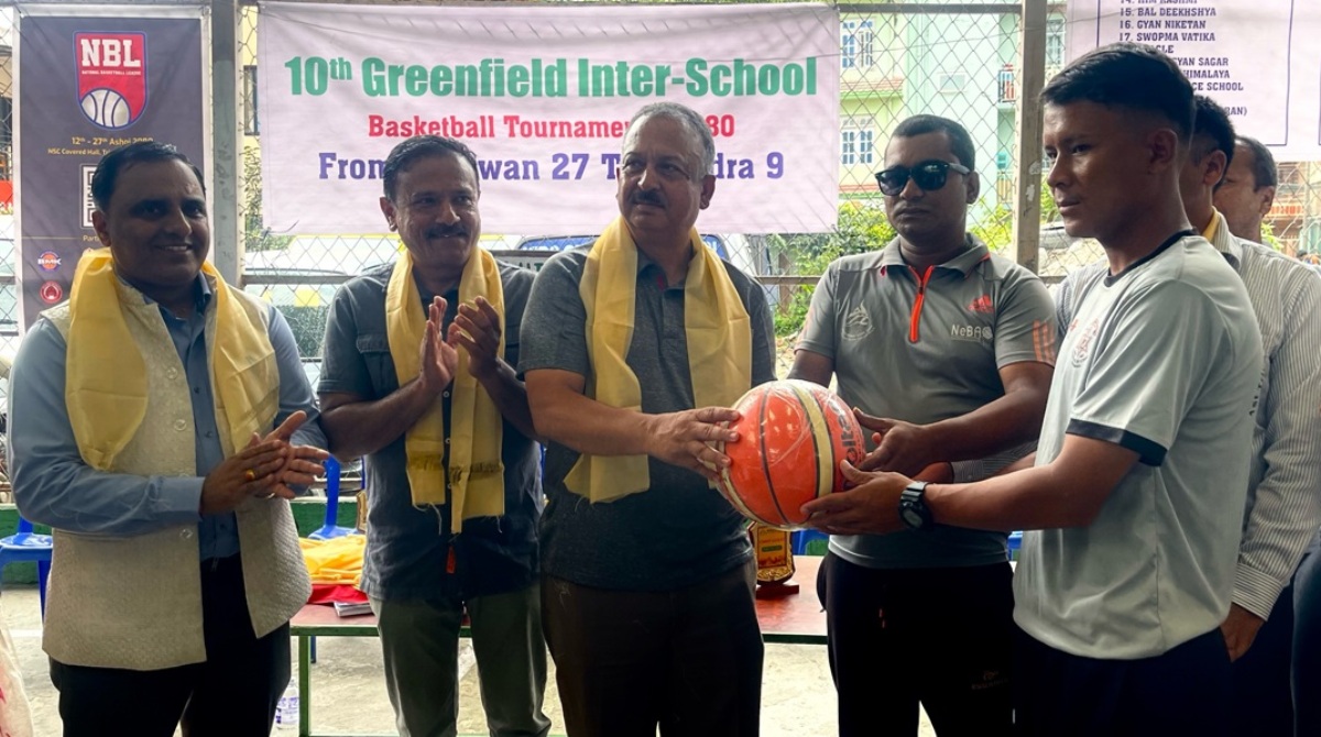 बास्केटबलमा सेब र आयोजक ग्रिनफिल्डको जित