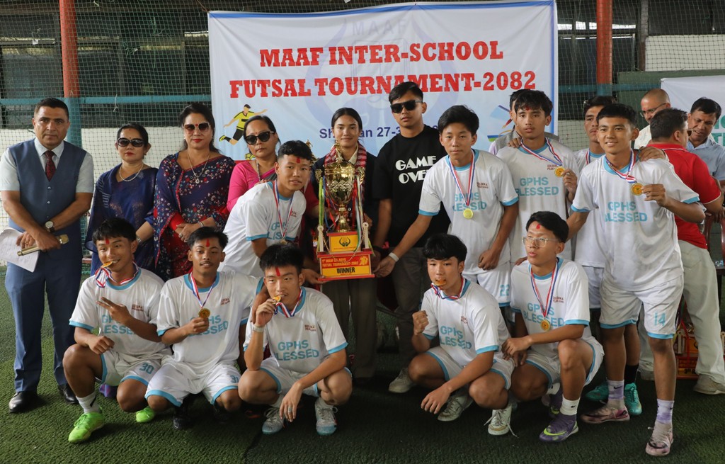 गोल्डेनपिक, पिस प्वाइन्ट र विच किडले जिते माफ फुटसलको उपाधि