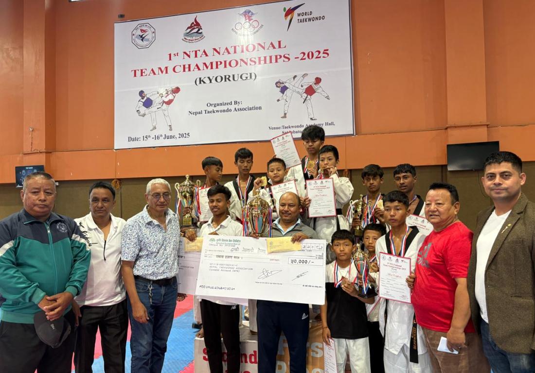 ग्योरोगीको उपाधि दाङको अल्फा तेक्वान्दो डोजाङलाई