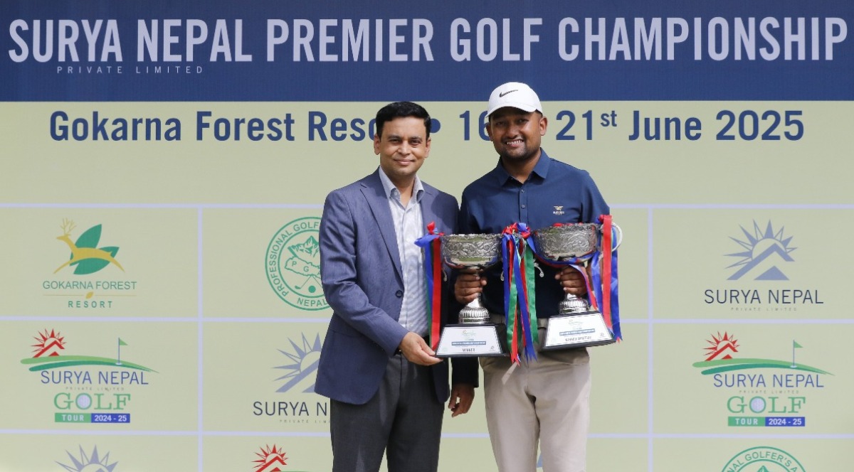 सूर्य नेपाल प्रिमियर गल्फ च्याम्पियनसिपको उपाधि एमेच्योर राहुललाई