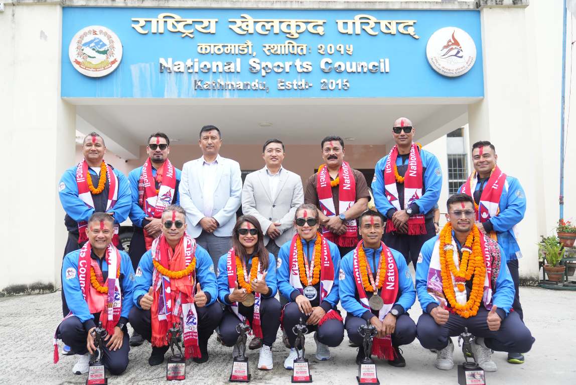 शारीरिक सुगठन टोलीलाई राखेपको स्वागत