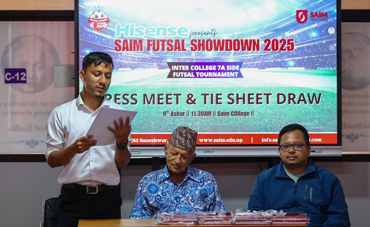 हाइसेन्स नेपाल सायम अन्तरकलेज फुटसल बुधबारदेखि हुने