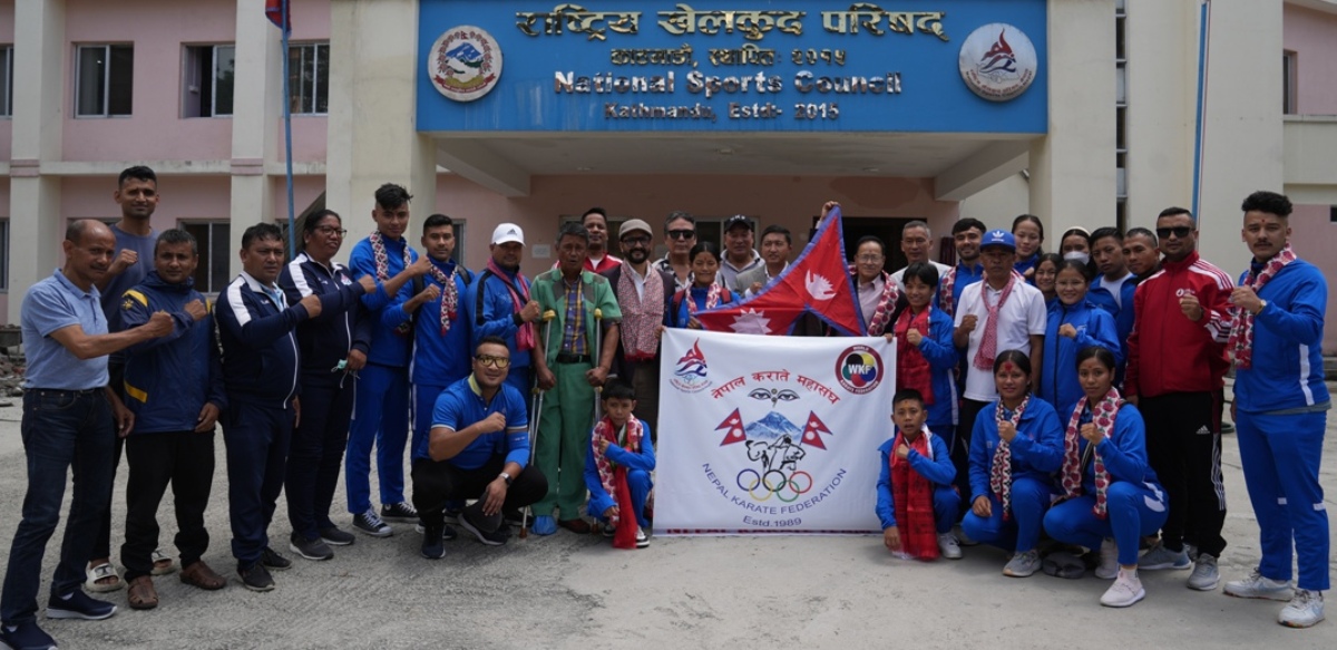 अन्तर्राष्ट्रिय करातेमा भाग लिन १० खेलाडी भारत प्रस्थान