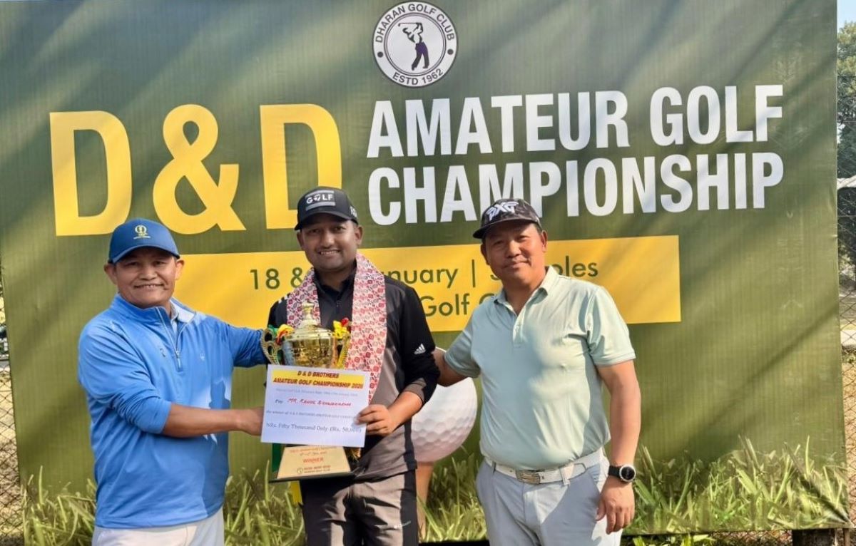 राहुललाई डीएन्डडी एमेच्योर गल्फ च्याम्पियनसिपको उपाधि