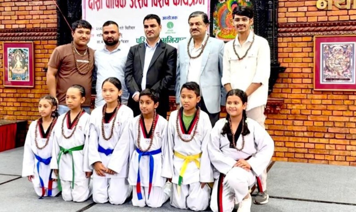 अन्तर्राष्ट्रिय तेक्वान्दोका लागि ६ खेलाडीसहितको टोली थाइल्यान्ड जाने