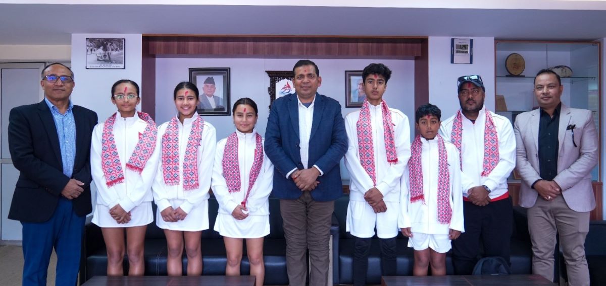 भियतनाम जाने टेनिस टोलीको बिदाइ