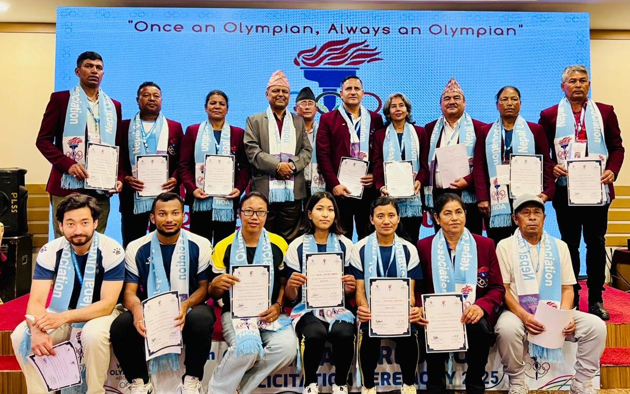 ओलम्पियन्स एसोसिएसमा बिष्टको अध्यक्षतामा नयाँ कार्यसमिति निर्विरोध निर्वाचित