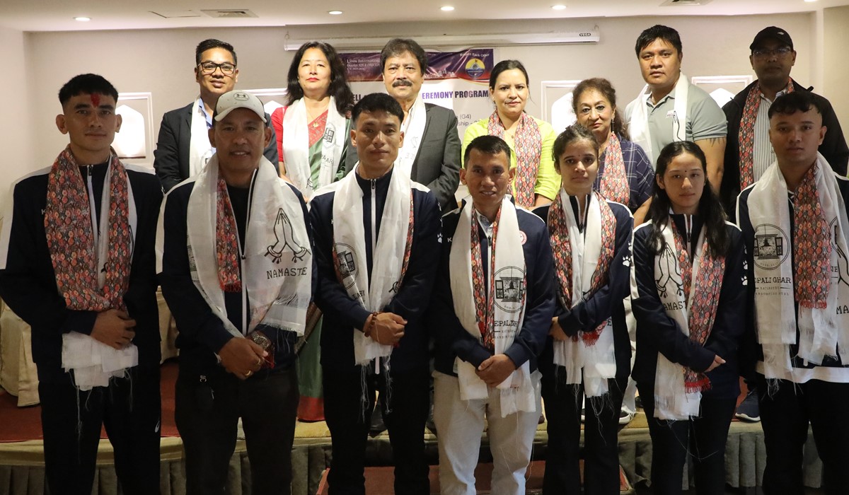 एसियाली पारा तेक्वान्दो टोलीको बिदाइ