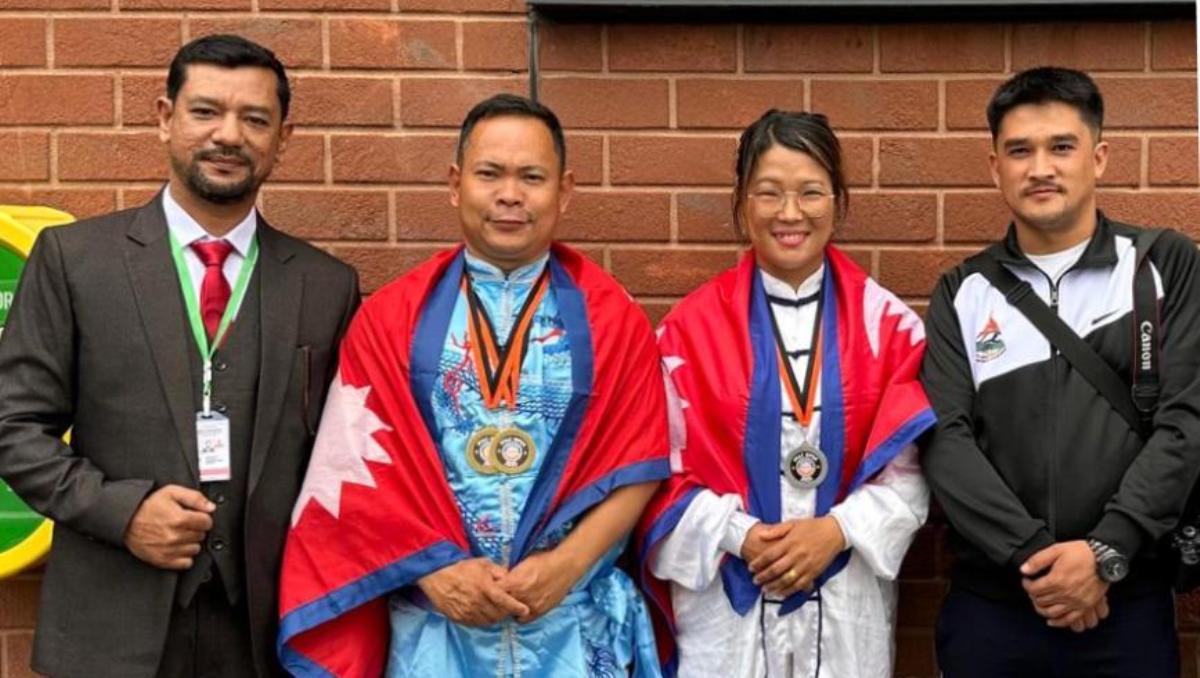 युकेमा हात पारे उद्धवले दुई स्वर्ण र गुनाले रजत