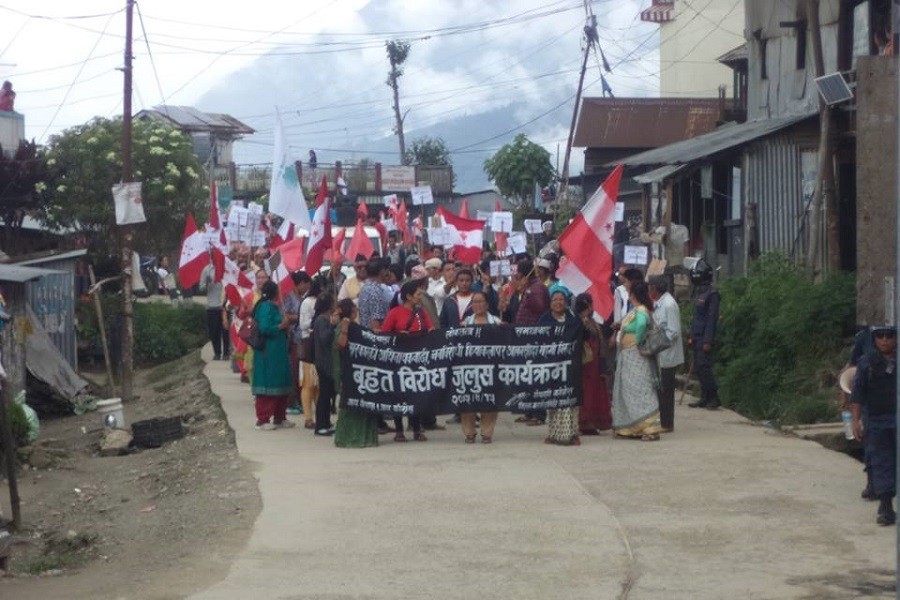 सरकारको अधिनायकवाद चरित्रविरुद्ध कांग्रेसद्वारा देशभर शक्ति प्रदर्शन