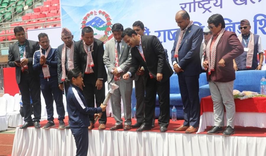 केन्द्रस्तरीय राष्ट्रपति रनिङ सिल्ड खेलकुद सुरु