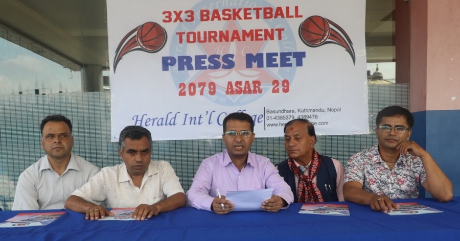 हेराल्ड बास्केटबलमा सय टिम