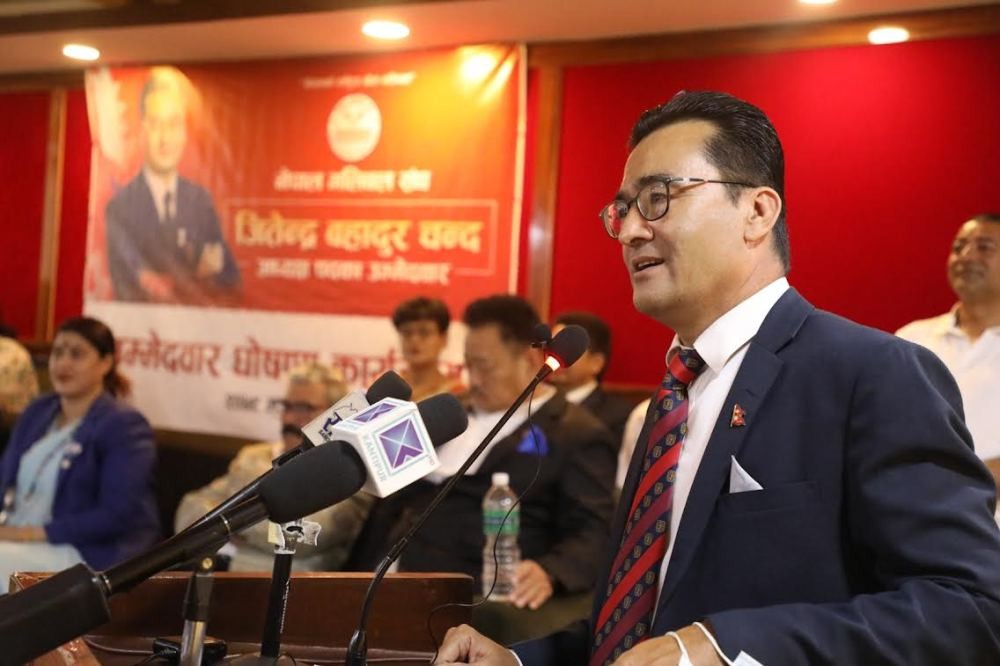 भलिबल संघको अध्यक्षमा चन्दको उम्मेदवारी घोषणा