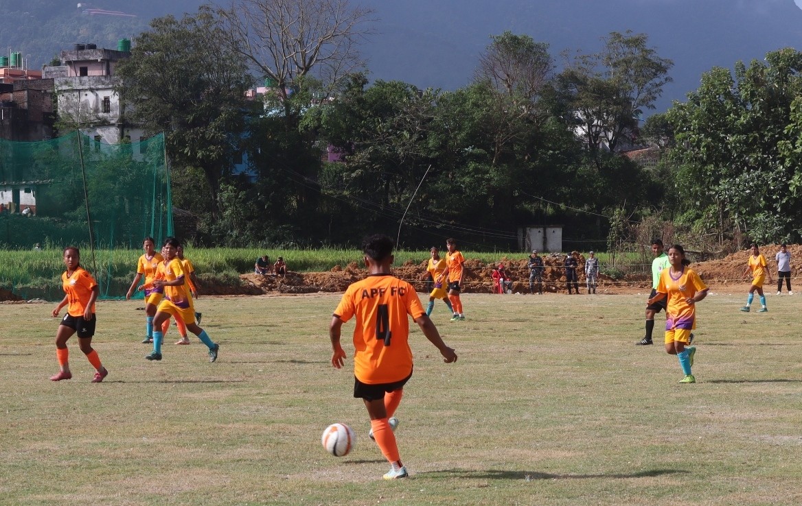 नवौं राष्ट्रिय खेलकुद : महिला फुटवलमा एपिएफ, प्रदेश १ र बागमती विजयी