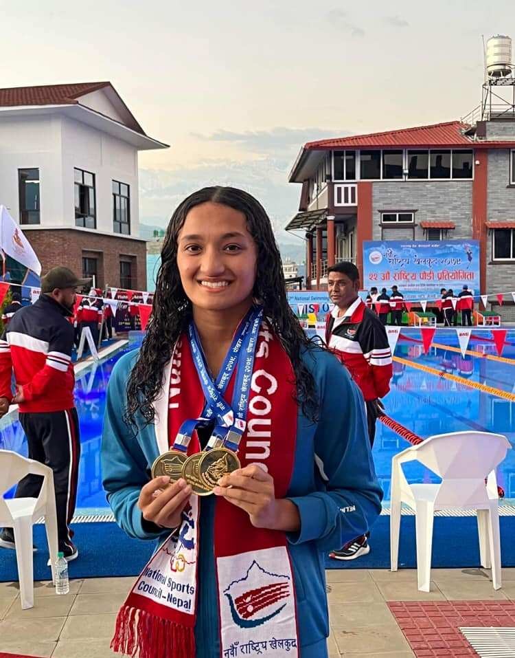 नवौं राष्ट्रिय खेलकुद : पौडीमा एनआरएनएकी एस्लीलाई चौंथो स्वर्ण