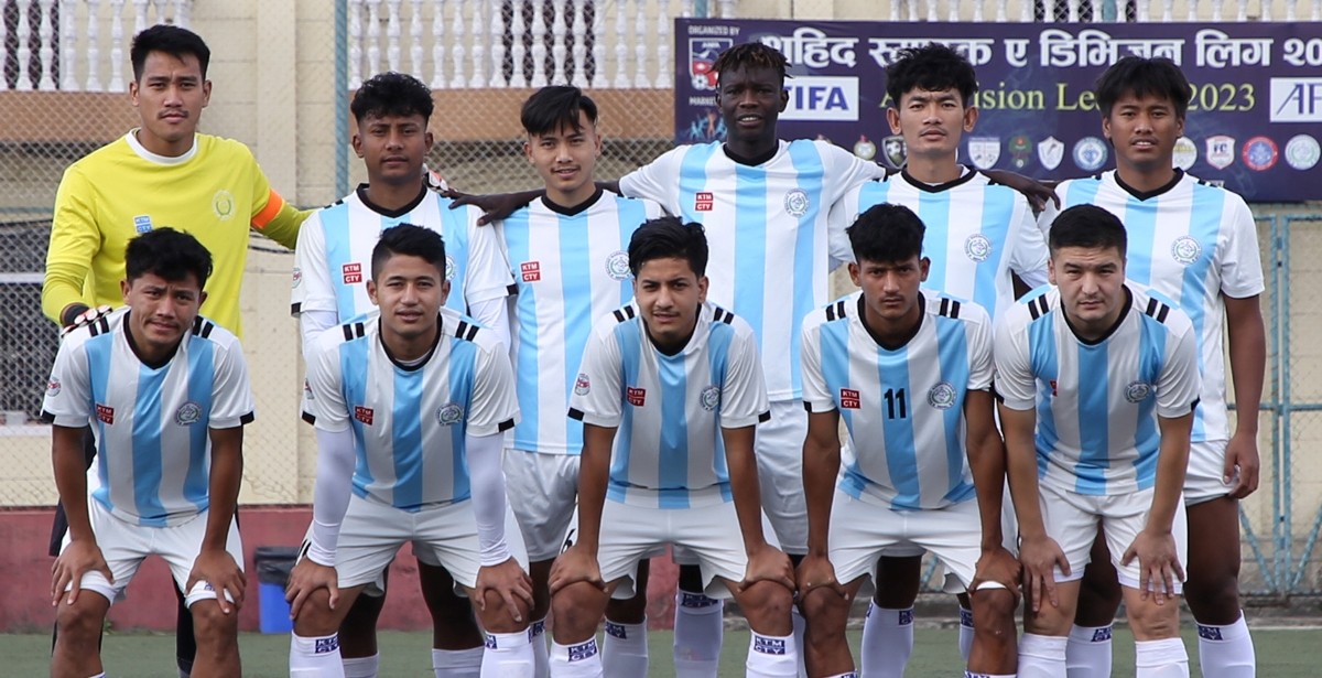 मनाङ र पुलिसले रोमाञ्चक बराबरी खेल्दै अंक बाँडे