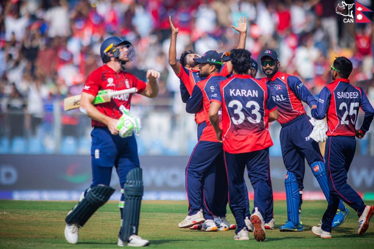 नेपाल इङ्ल्यान्डसँग ४ रनले पराजित