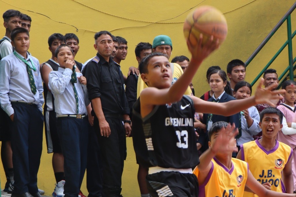 बास्केटबलमा बीएनए र जेबी स्कुलको जित