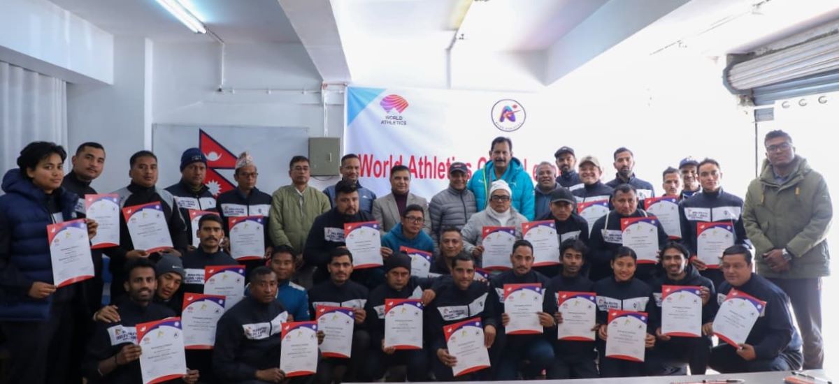 एथलेटिक्सको सीइसीएस कोर्ष सम्पन्न