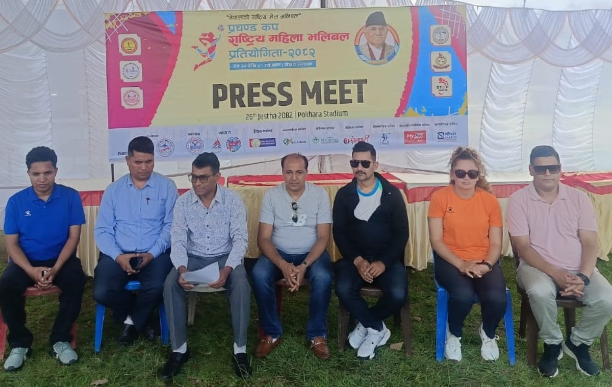 प्रचण्ड कप राष्ट्रिय महिला भलिबल जेठ ३१ गतेसम्म चल्ने