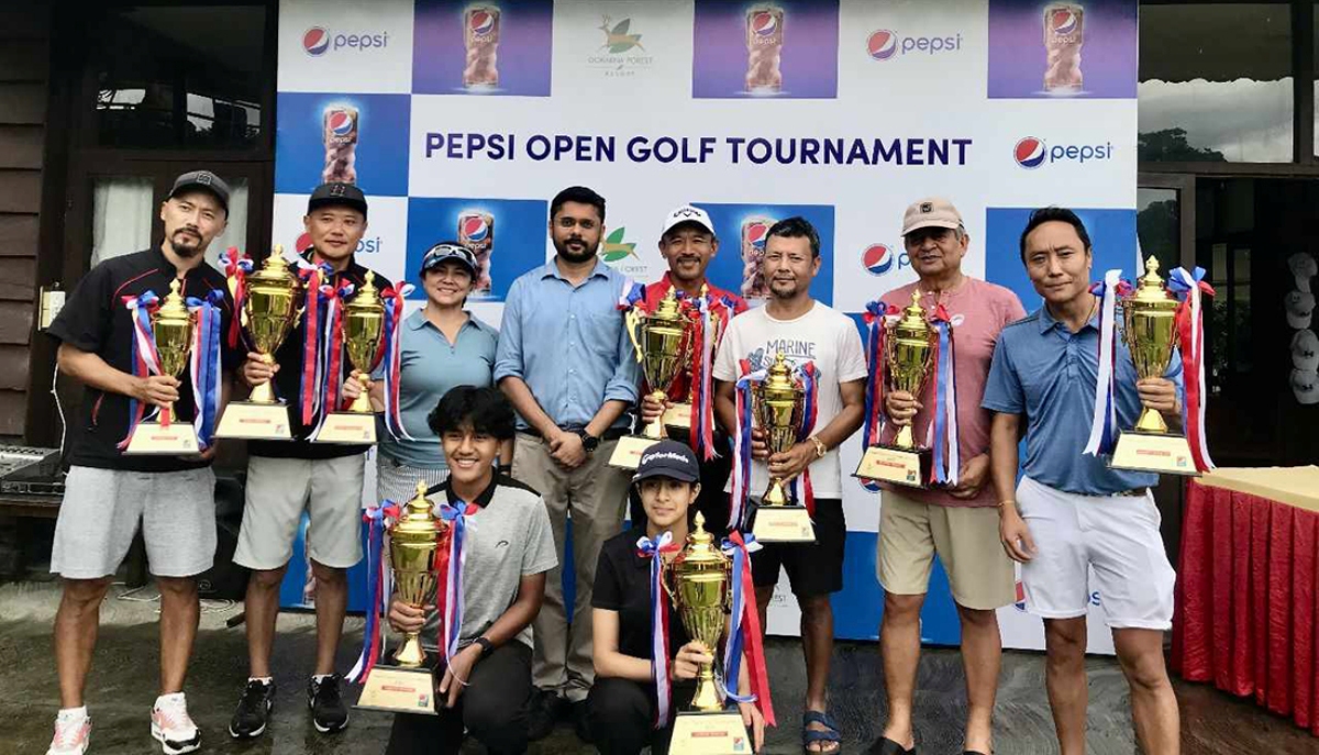 टासी छिरिङलाई पेप्सी ओपन गल्फ प्रतियोगिताको उपाधि